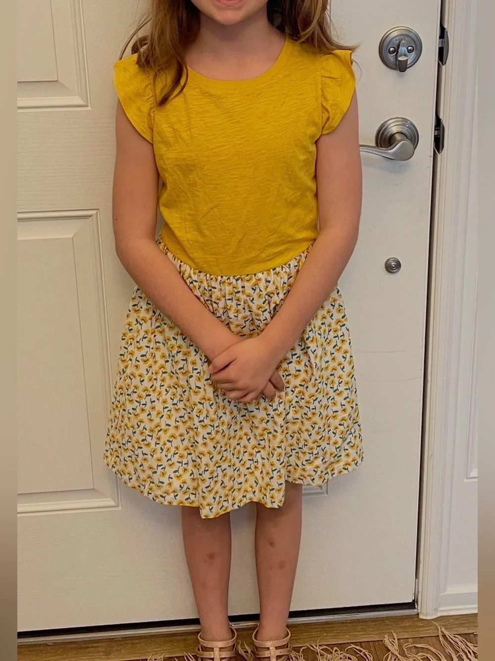 Carter's Bright Yellow Girls Dress